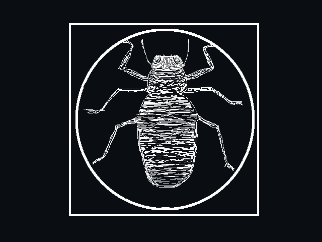 Rendition of Vitruvian Beetle